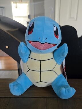 Pokemon Squirtle Plush Toy Blue Turtle Plush Kawaii Anime New